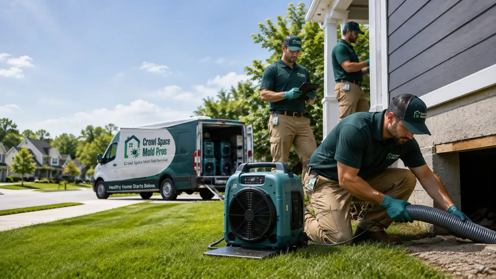 Crawl Space Mold Removal in Saint Paris, OH